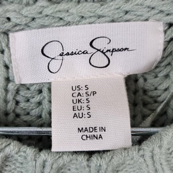 Jessica Simpson Dusty Blue Knitted Sweater - Picture 7 of 12